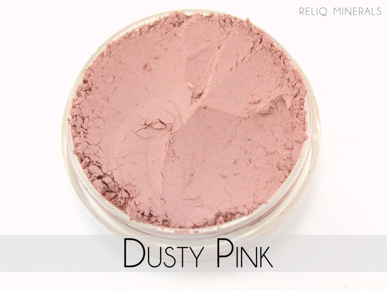 Mineral Blush, Vegan Mineral Makeup, Vegan Blush, Natural Makeup, Cruelty - - Dusty Pink