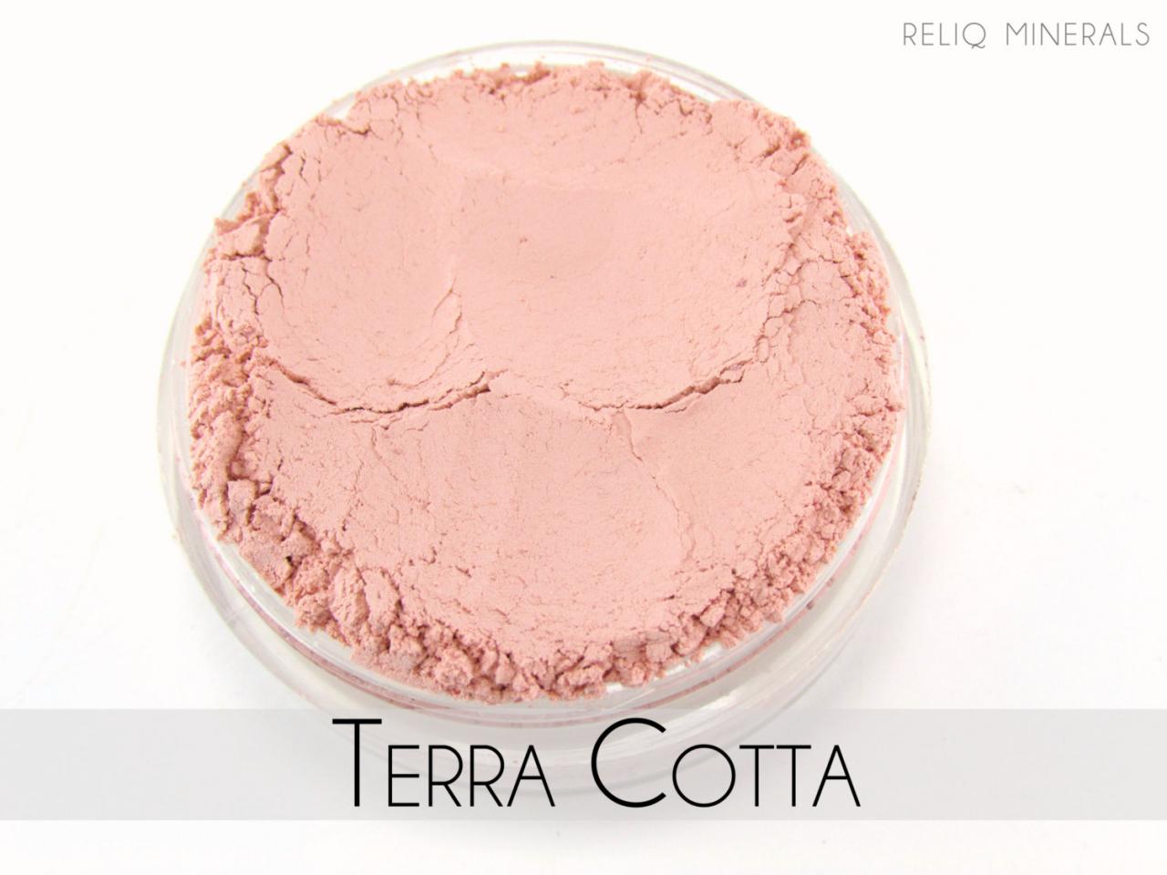 Mineral Blush, Vegan Mineral Makeup, Vegan Blush, Natural Makeup, Cruelty - -terra Cotta